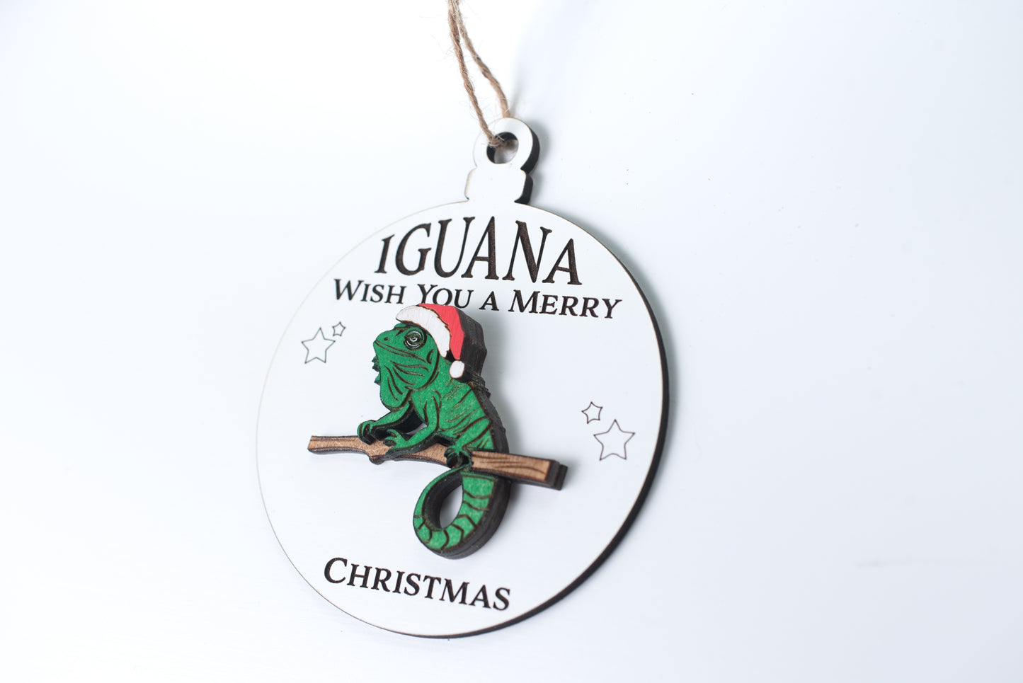 Iguana Wish You a Merry Christmas
