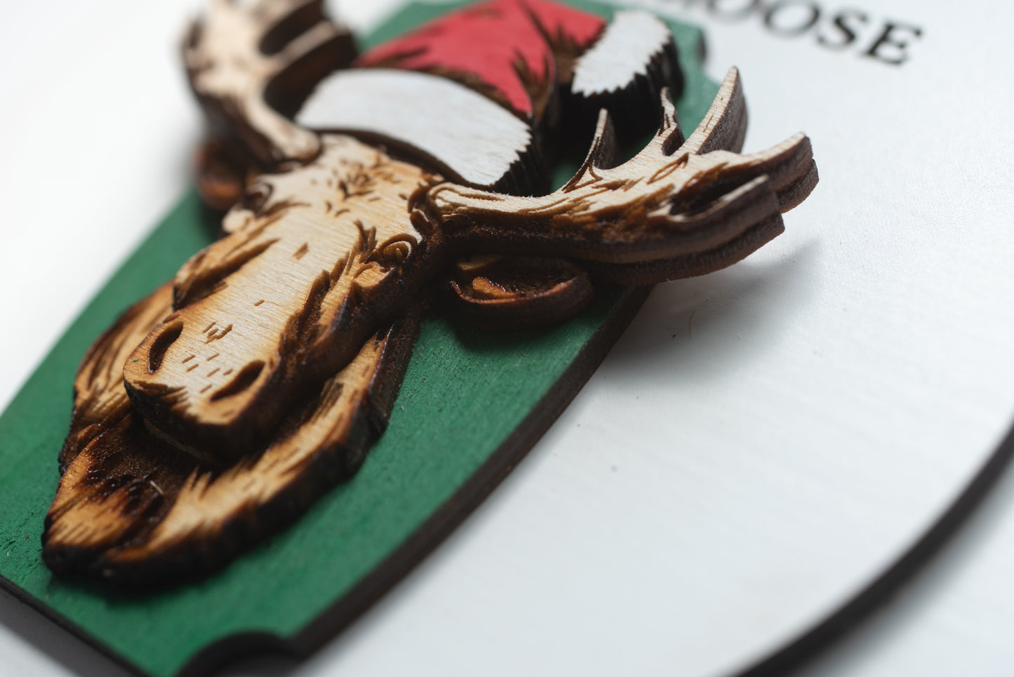 Merry Christmoose Christmas Ornament