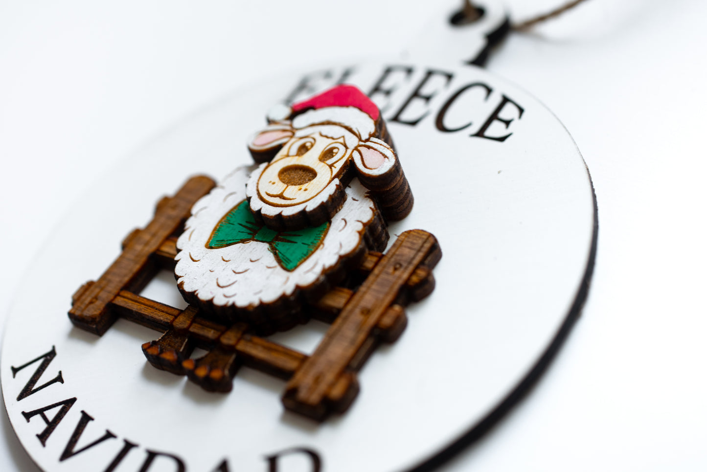 Fleece Navidad Christmas Ornament