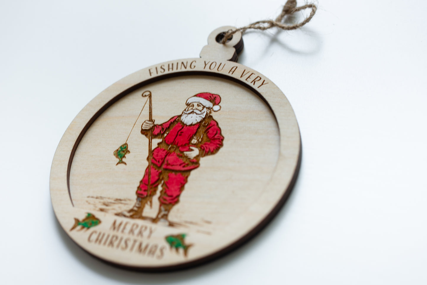 Fishing You a Very Merry Christmas Ornament