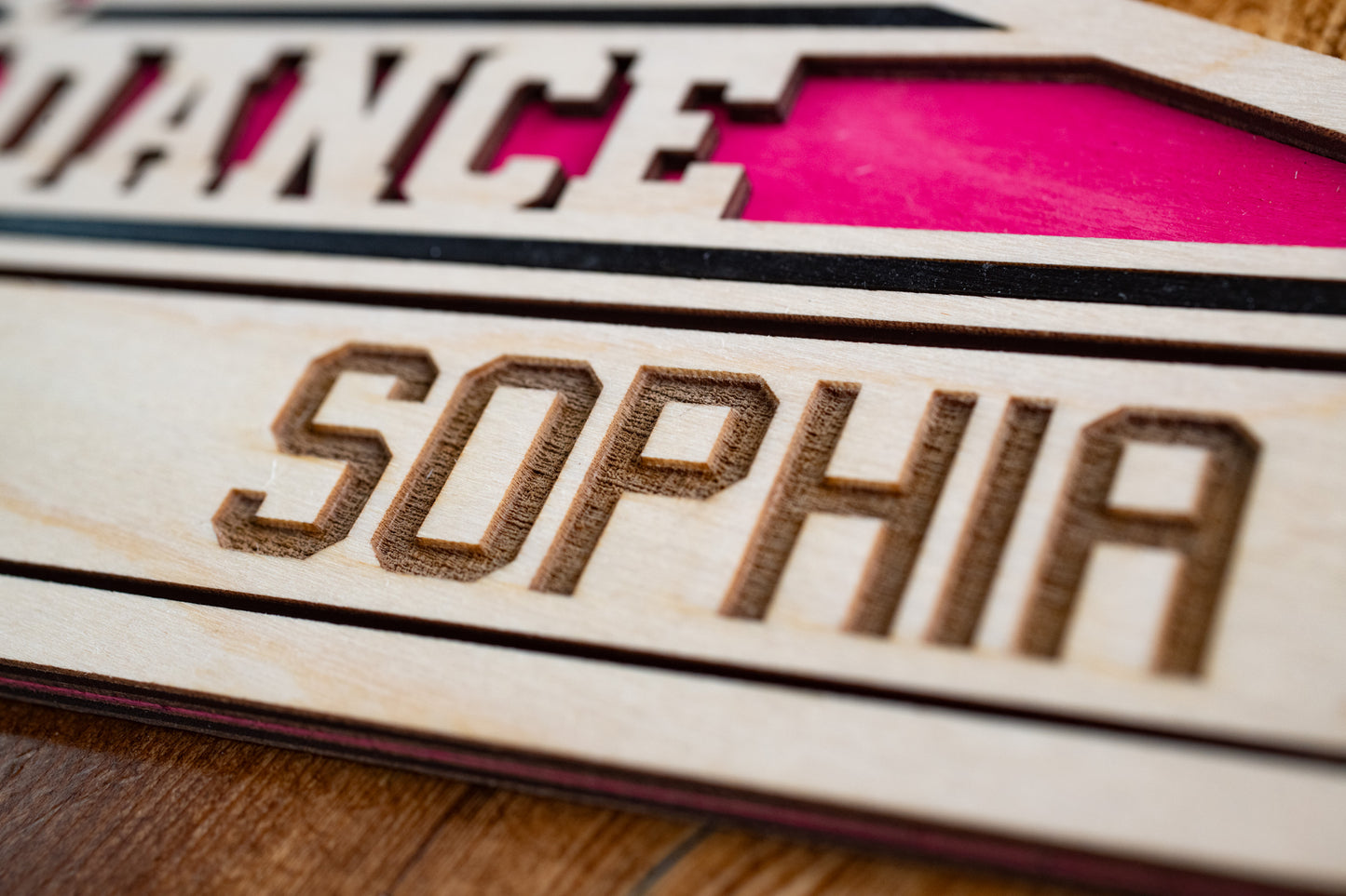 Sports Pennant - Dance - Personalized with name, Colours & Company