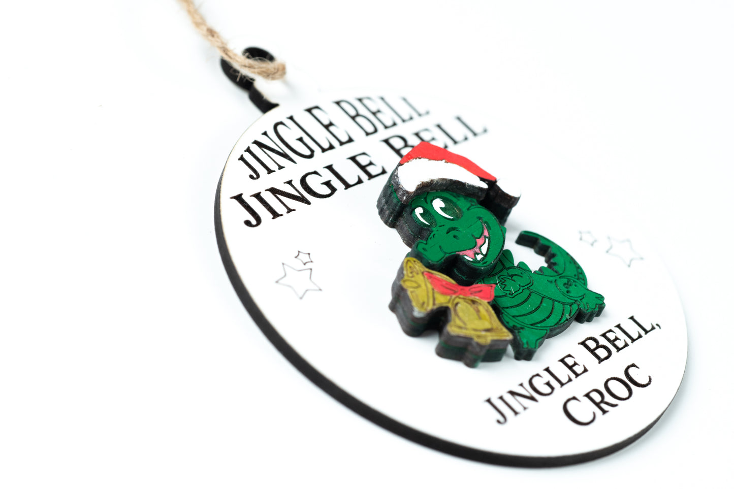 Jingle Bell Croc Christmas Ornament
