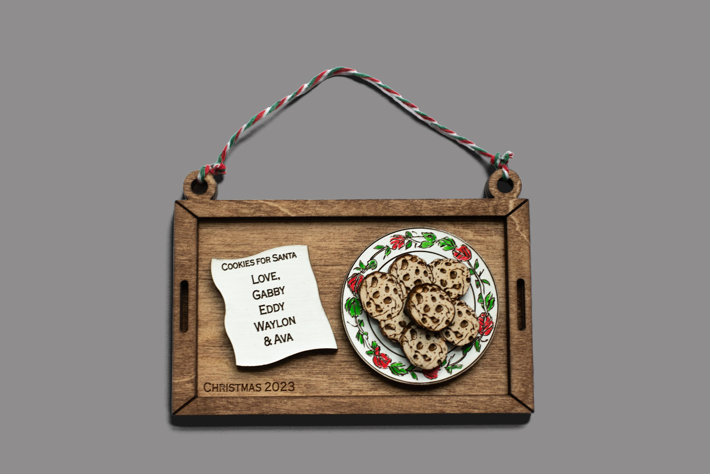 Personalized Cookie Serving Tray Ornament