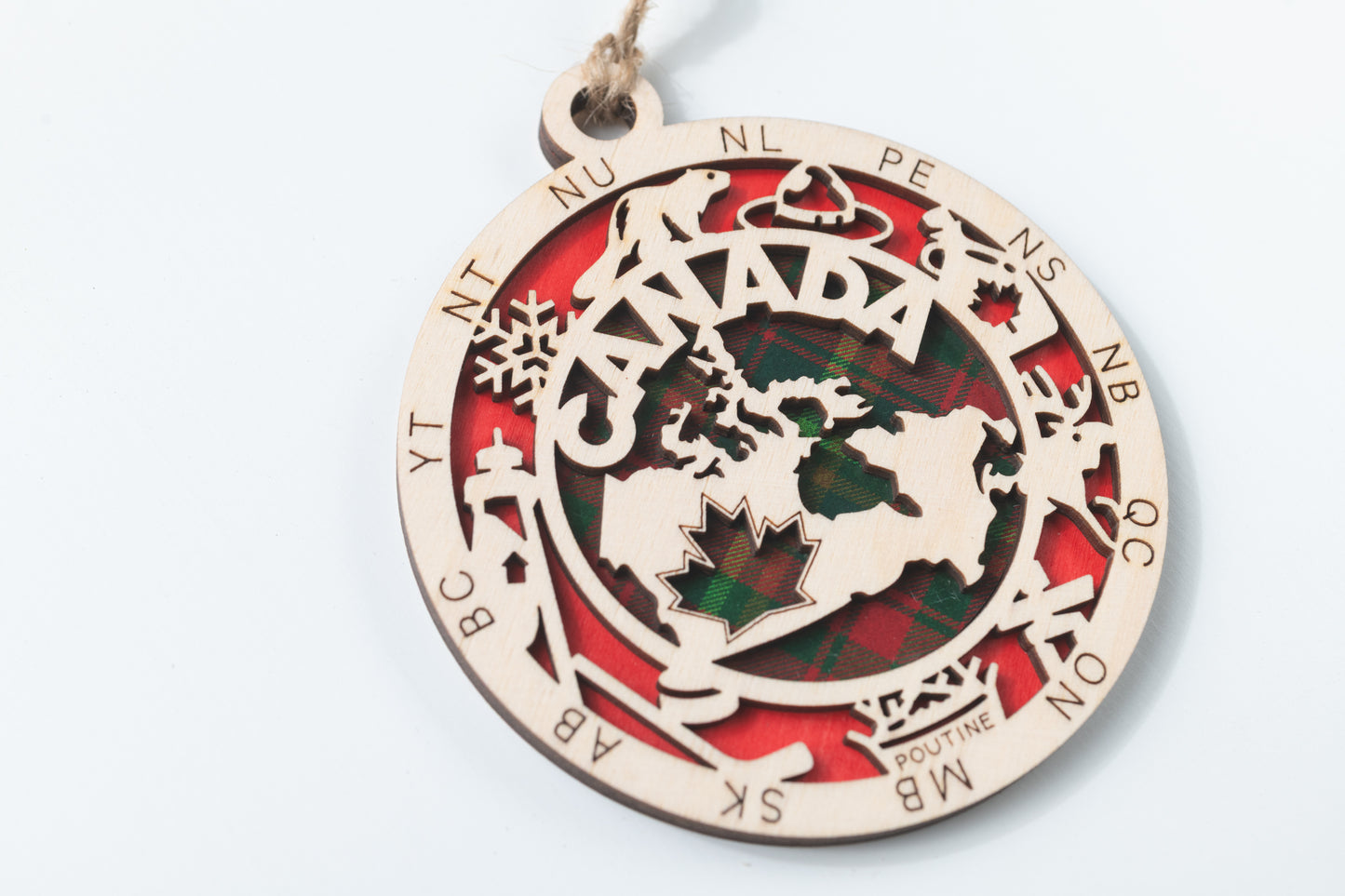 Canada Christmas Tree Ornament