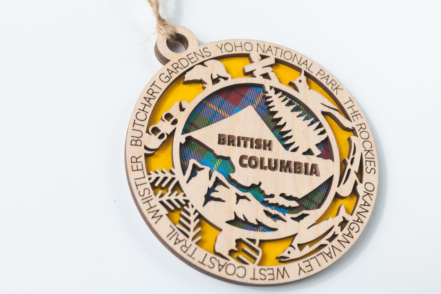 British Columbia Christmas Tree Ornament