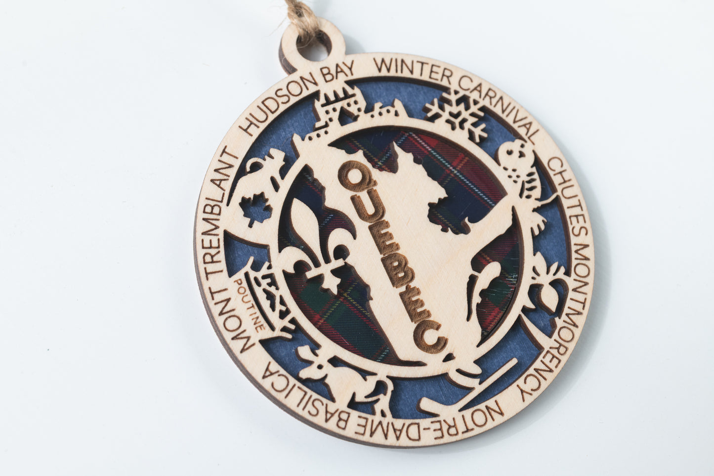 Quebec Christmas Tree Ornament