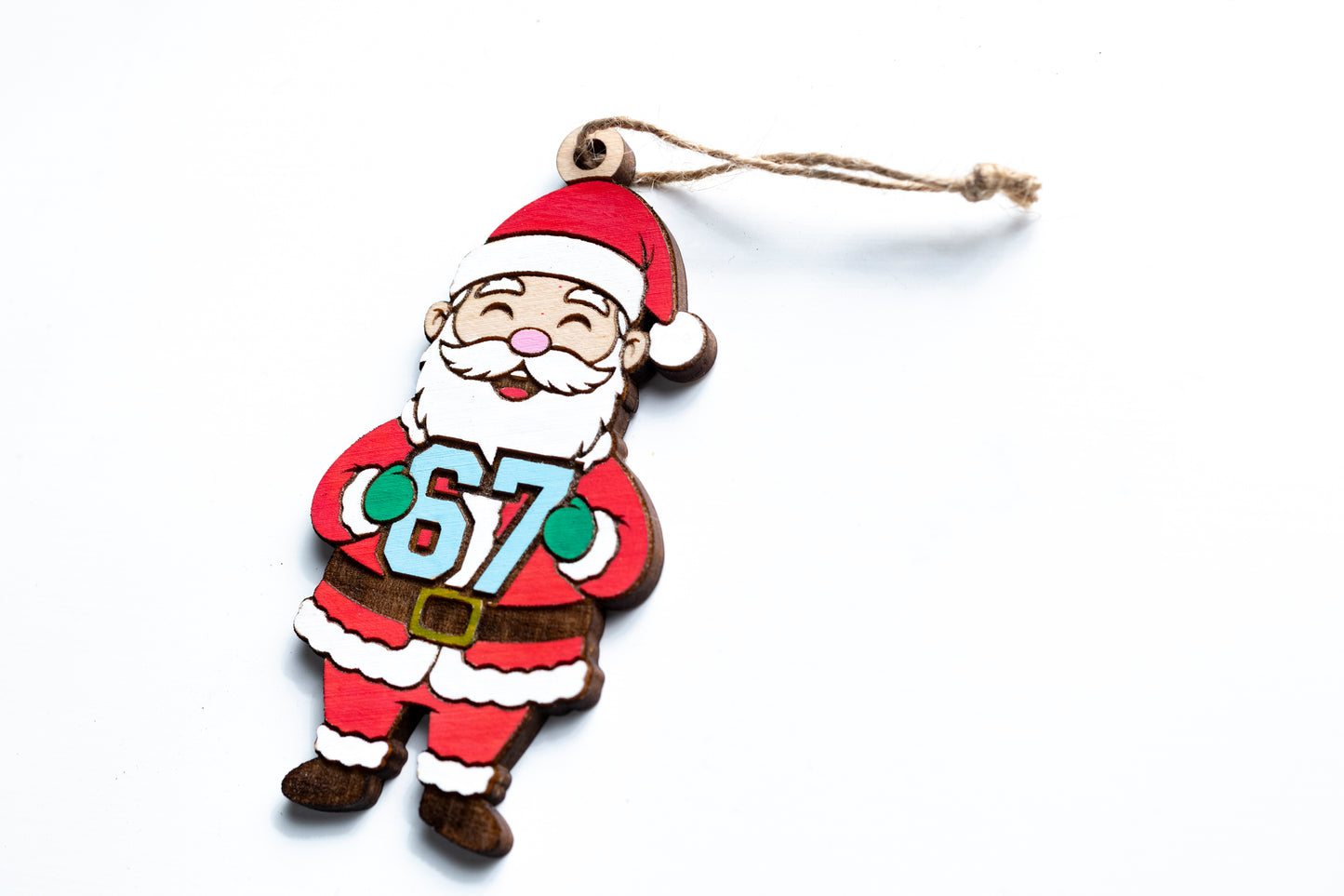 Cute Santa 67 Christmas Ornament