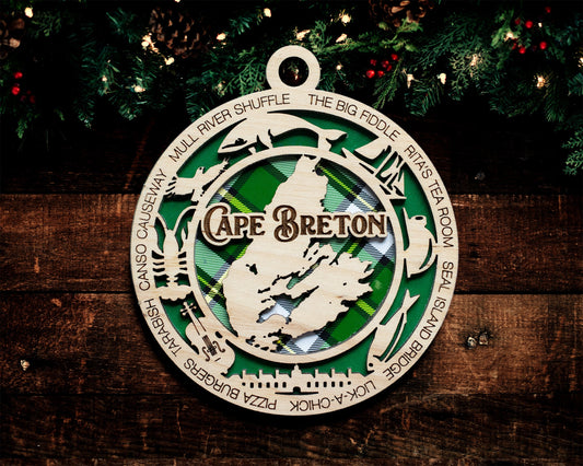 Customizable Cape Breton Ornament