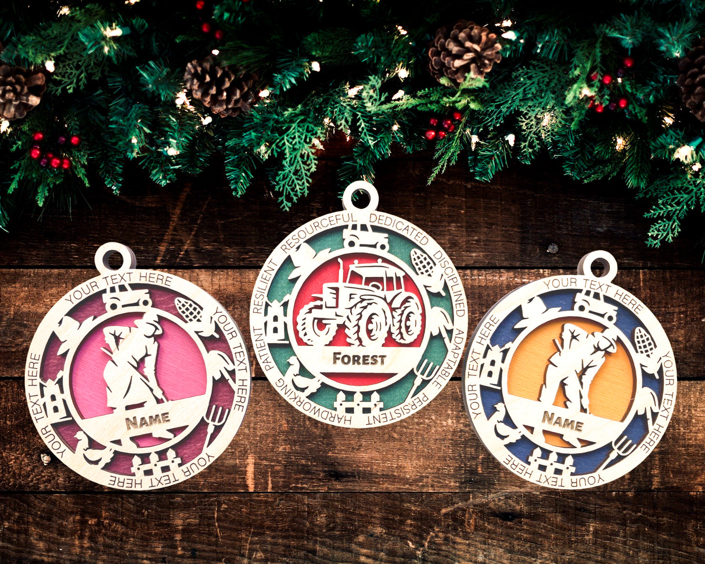 The Trades - Farmer Ornament