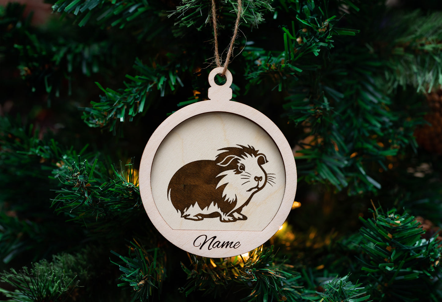 Personalized Engraved Exotic Pet Portrait Ornaments
