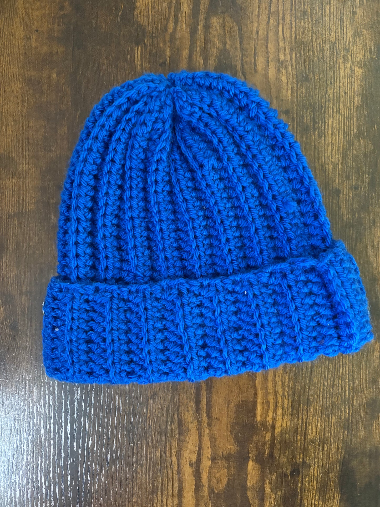 In-Stock 1-3 Year Basic Ribbed Toque in Electric Blue