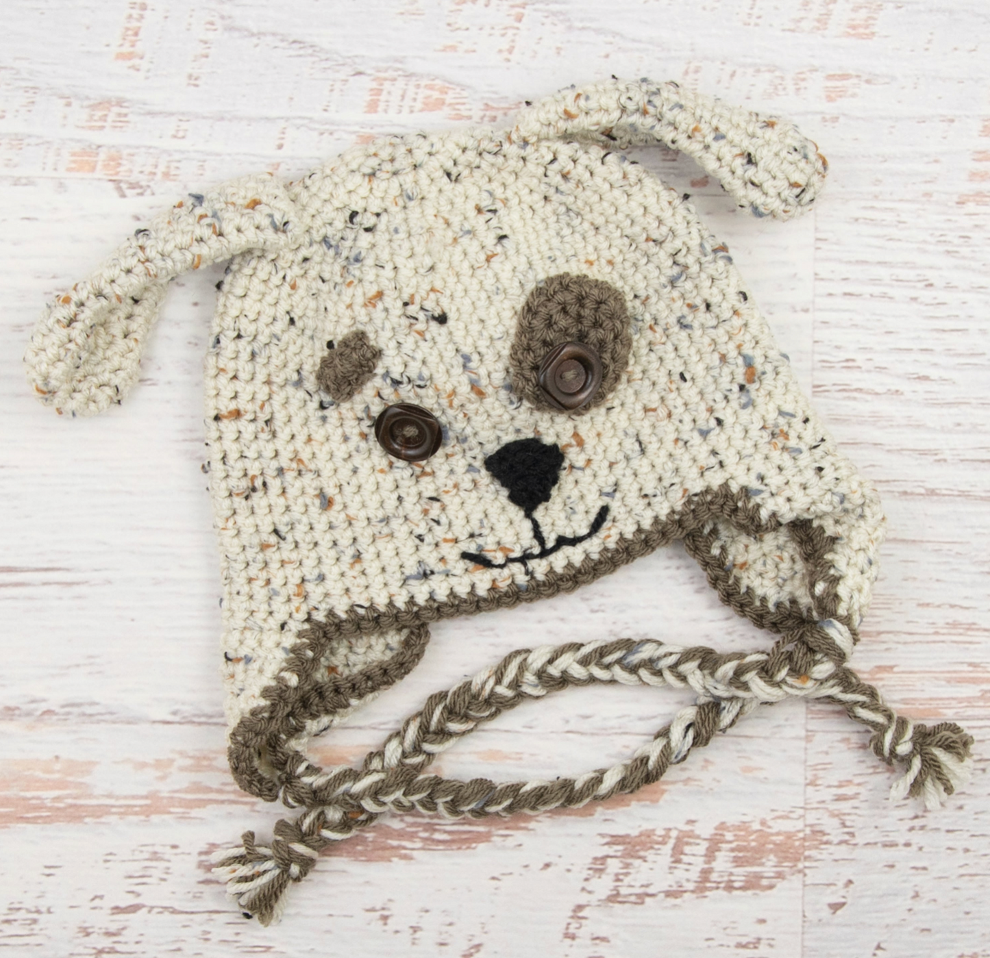 In-Stock 6-12 Month Puppy Dog (Beige Fleck)