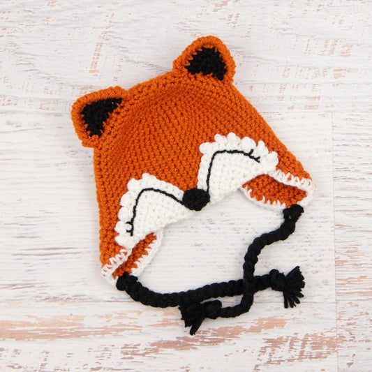 In-Stock 0-6 Month Baby Fox Hat