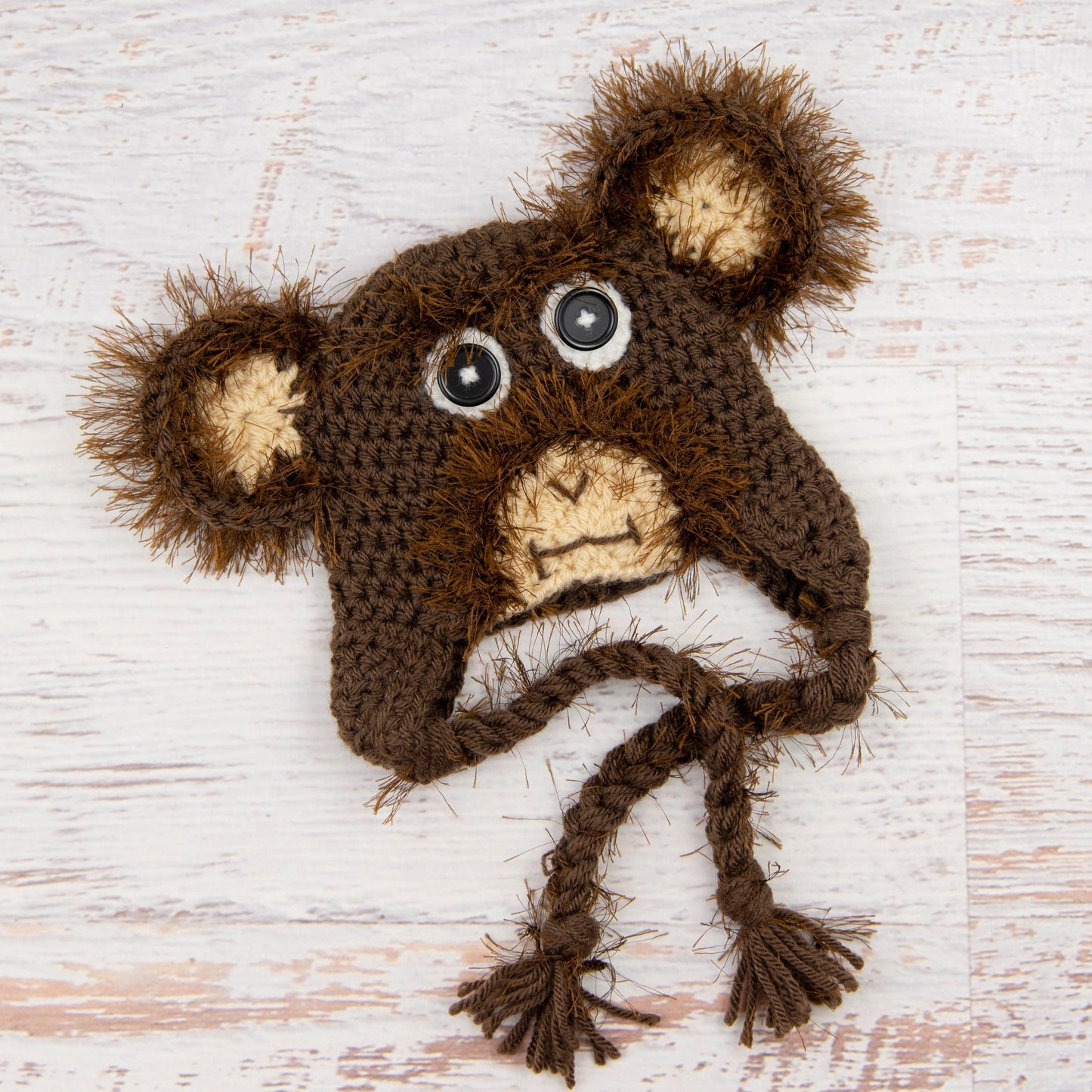 In-Stock 0-6 Month Fuzzy Monkey