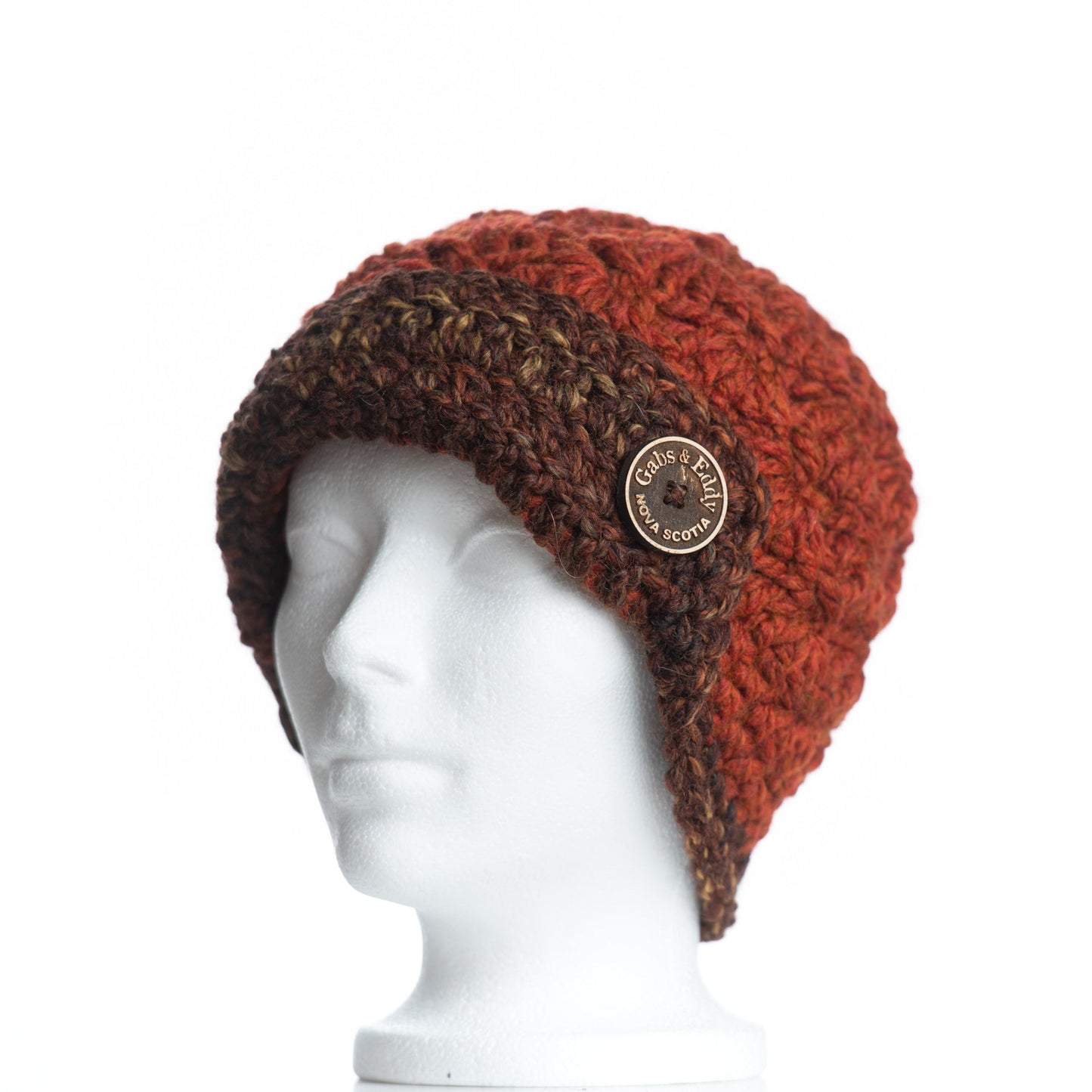 Chunky Button Flapper in Spice with Spiced Apple