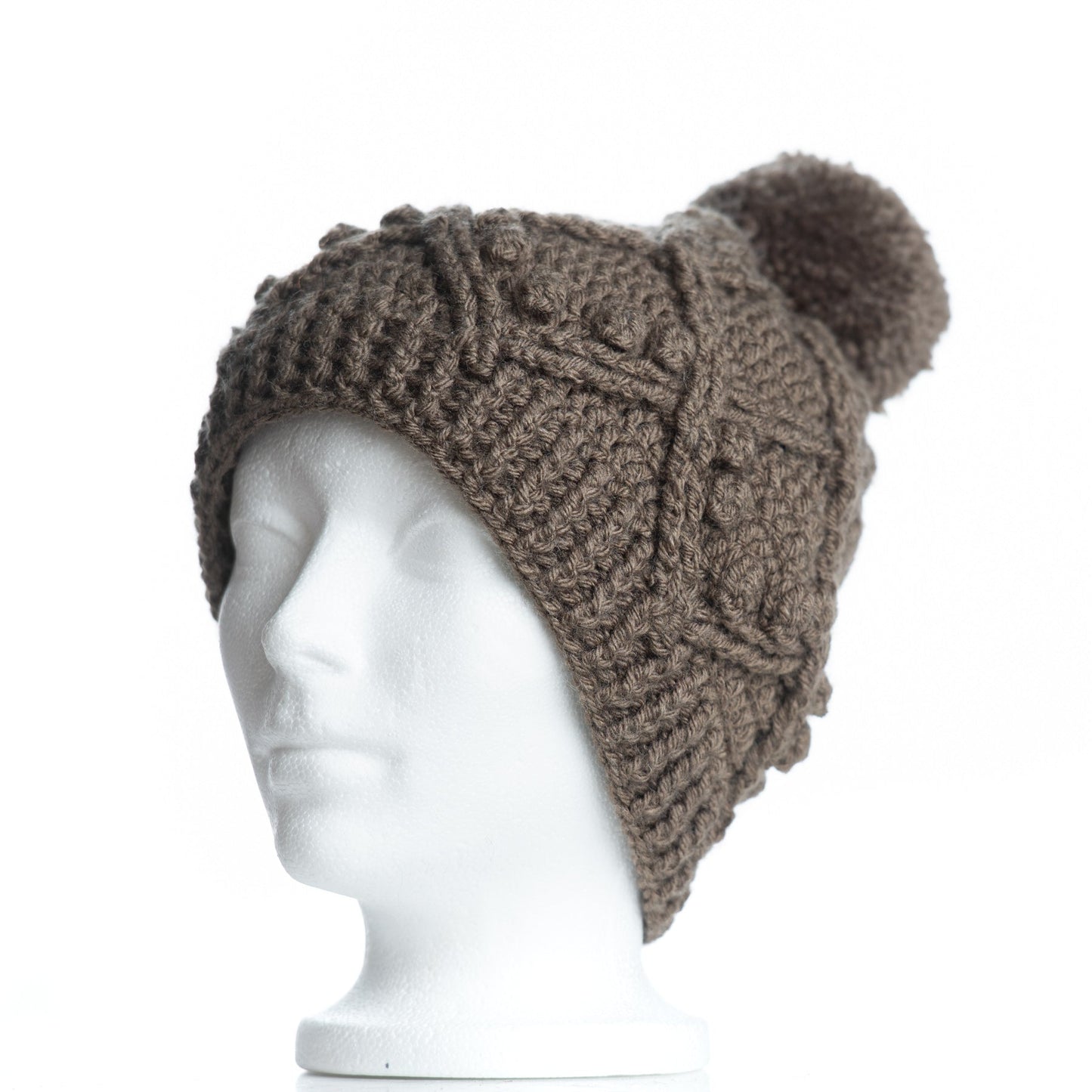 Taupe Pretty Little Pom Pom Toque