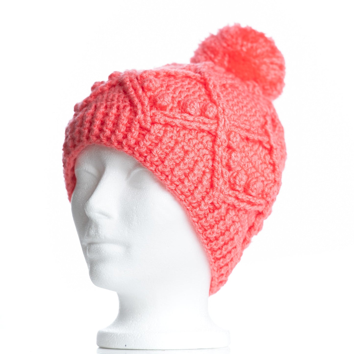 Pink Grapefruit Pretty Little Pom Pom Toque