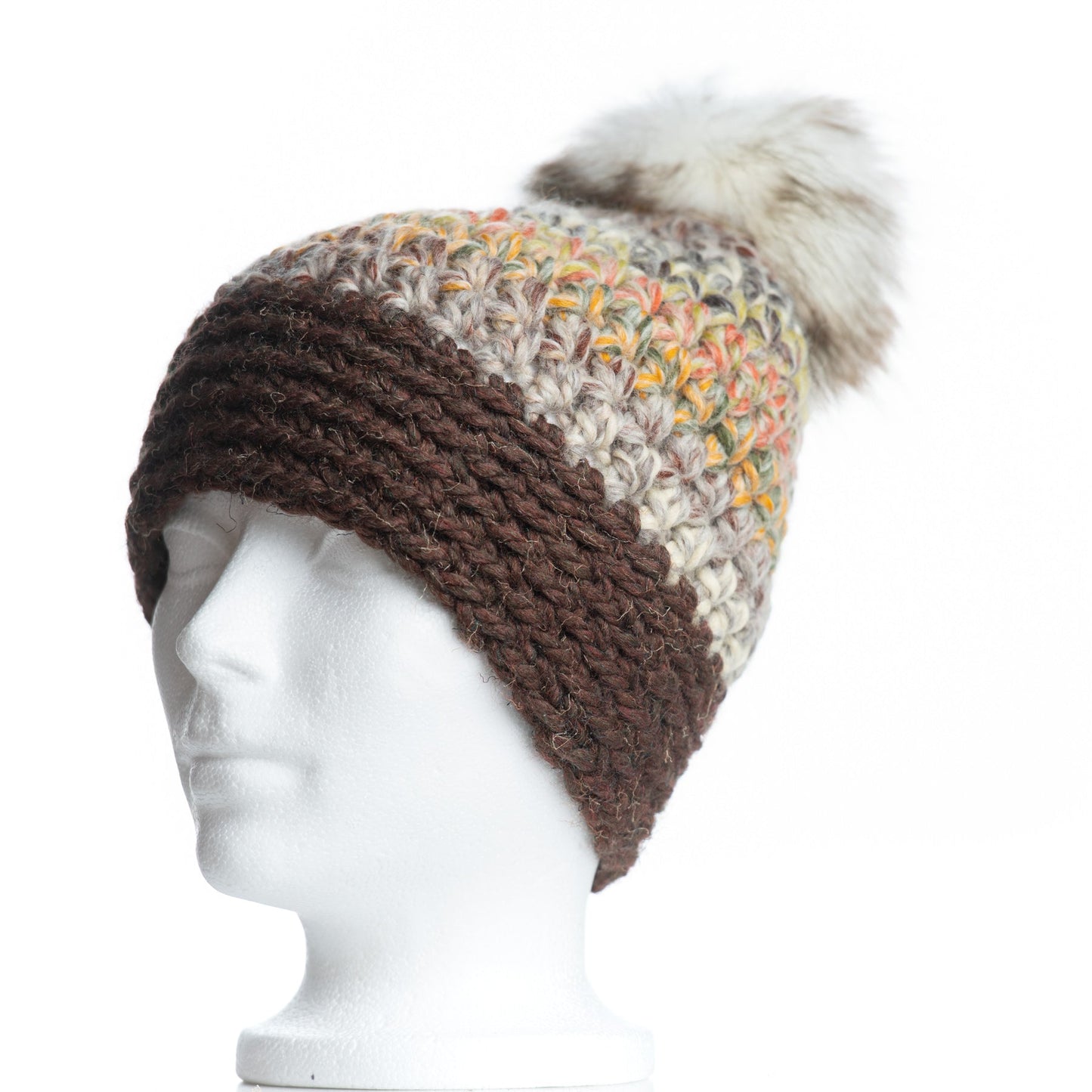 Harvest with Wood & Ivory Pom