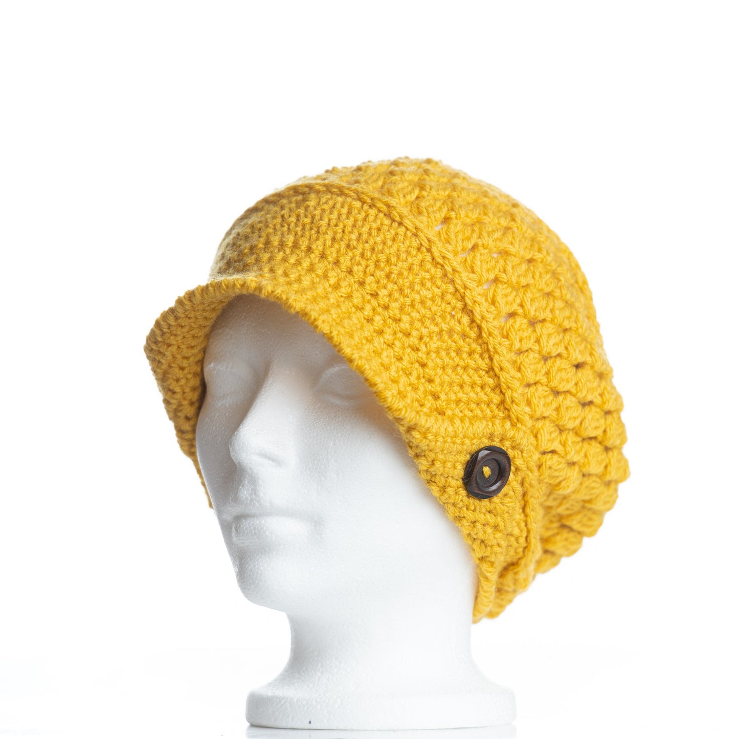 Mustard Slouchy Pageboy Toque