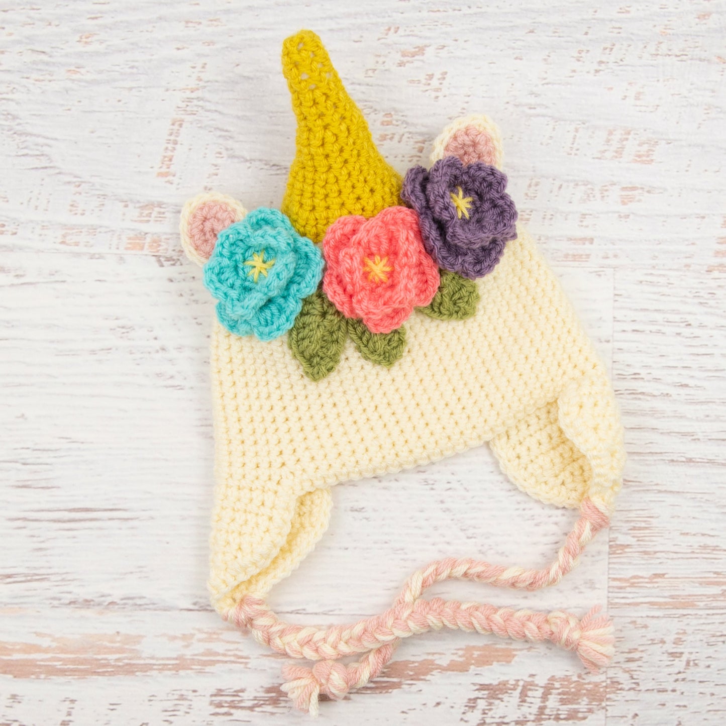 In-Stock 3-10 Year Unicorn Hat in Fisherman