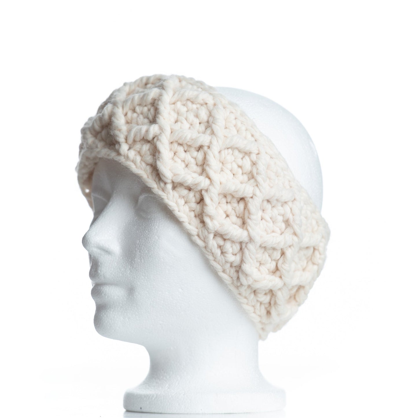 Diamond Cable Headband in Fisherman