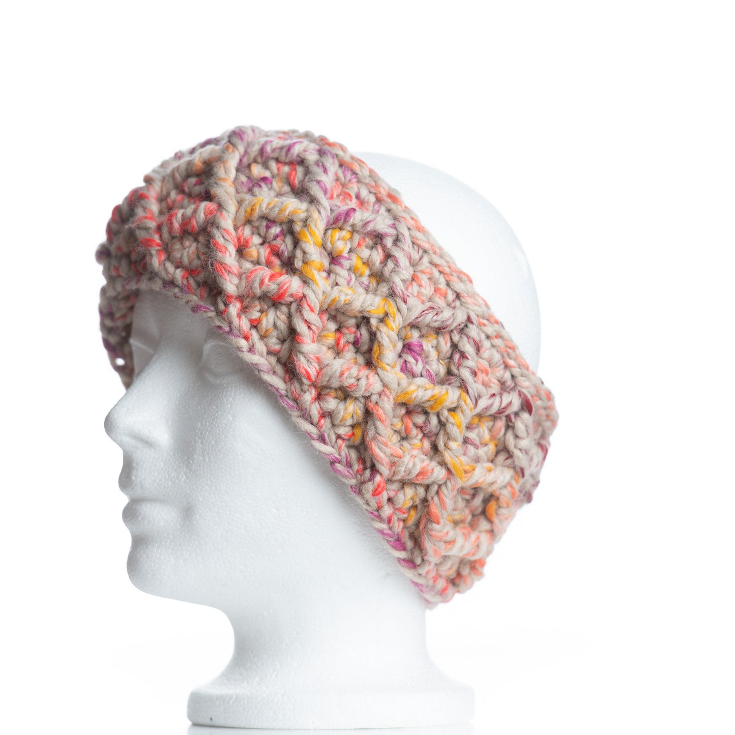 Diamond Cable Headband in Coney Island