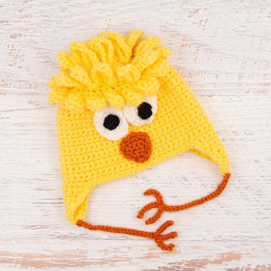 In-Stock 6-12 Month Chick Hat in Duckie Yellow