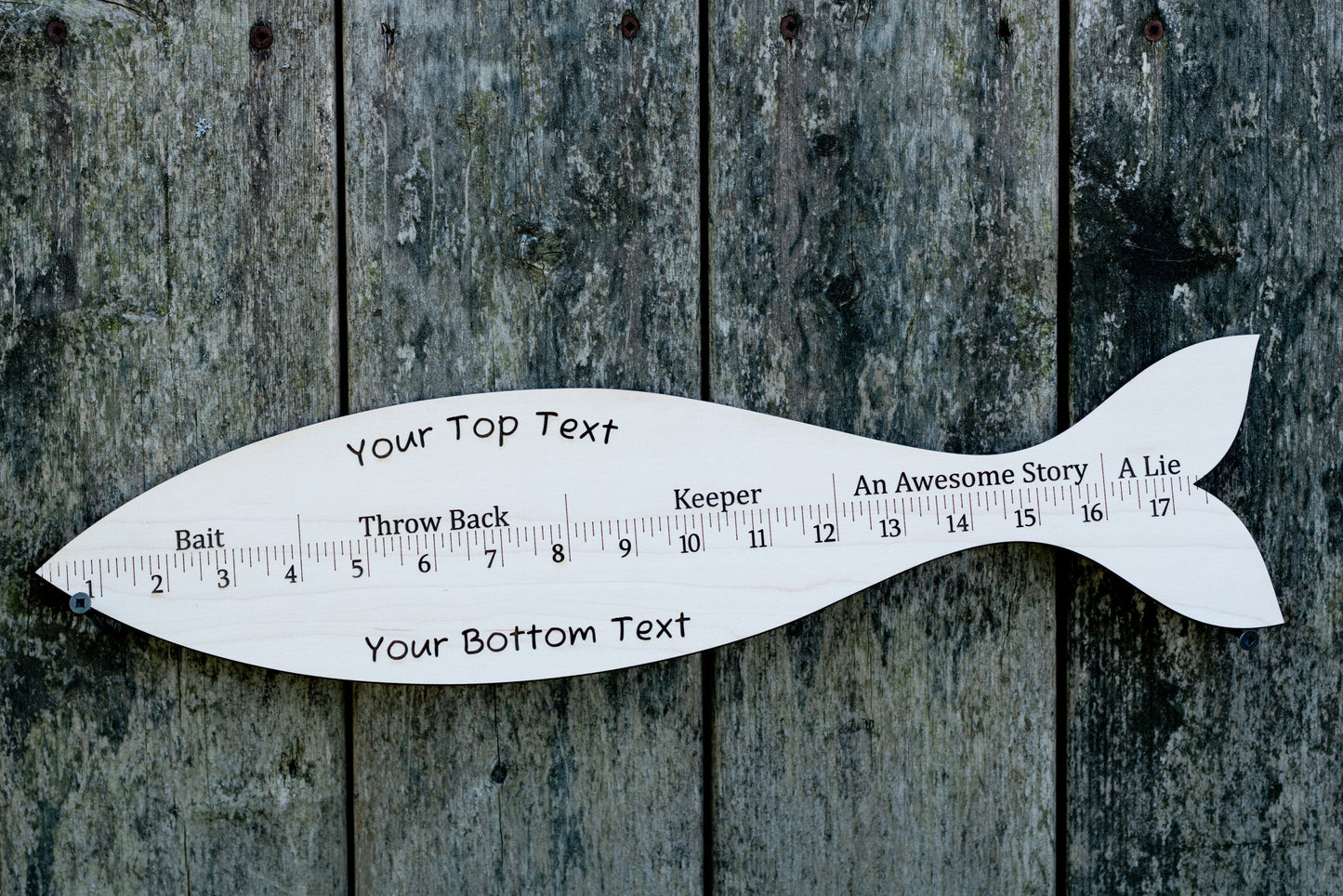 Fish Ruler with Personalization