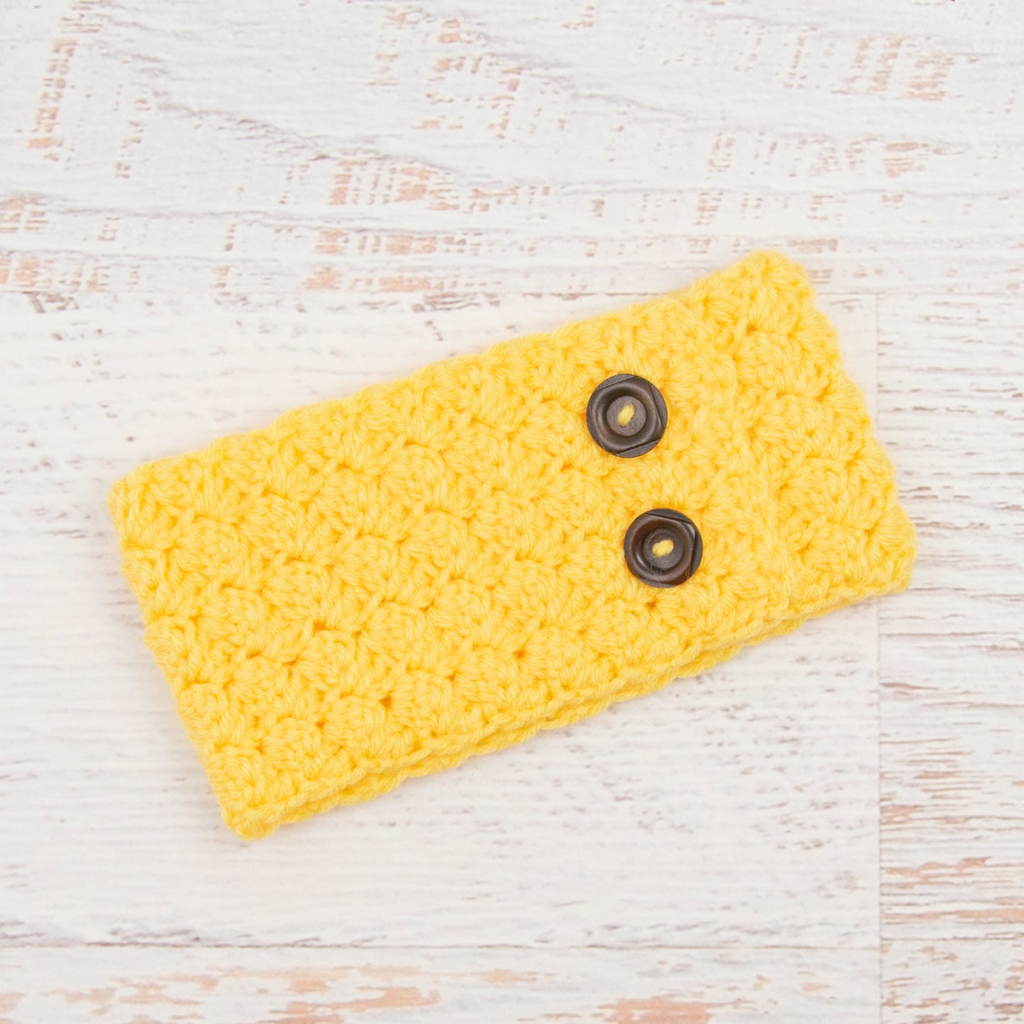 In-Stock Cute as Two Buttons Headband in Duckie Yellow