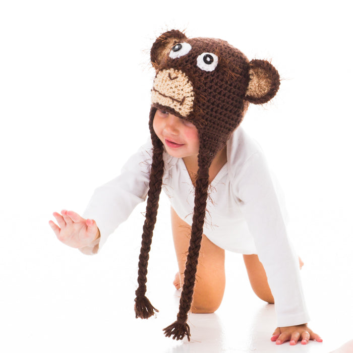 In-Stock 6-12 Month Fuzzy Monkey