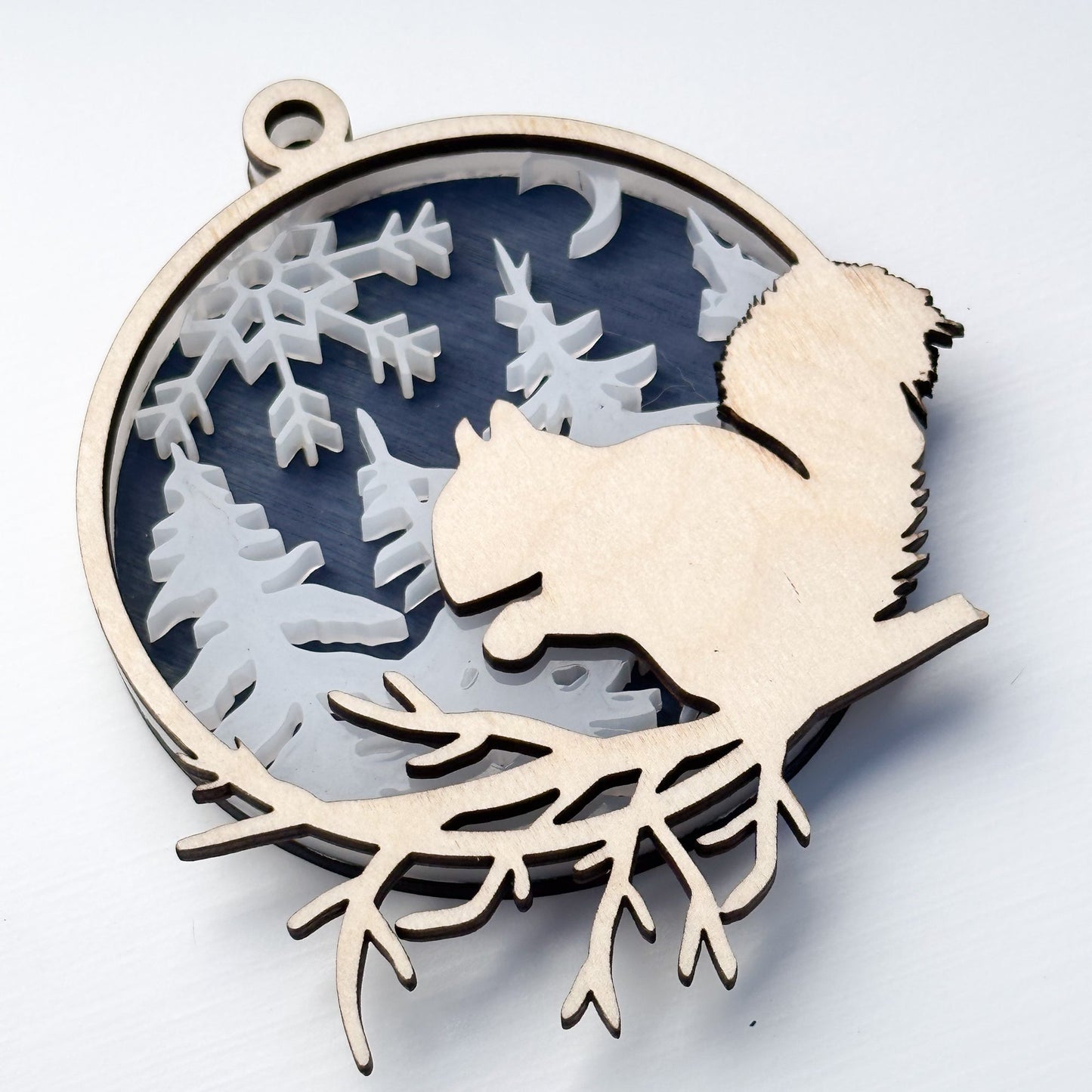 Squirrel Forest Friends Ornament