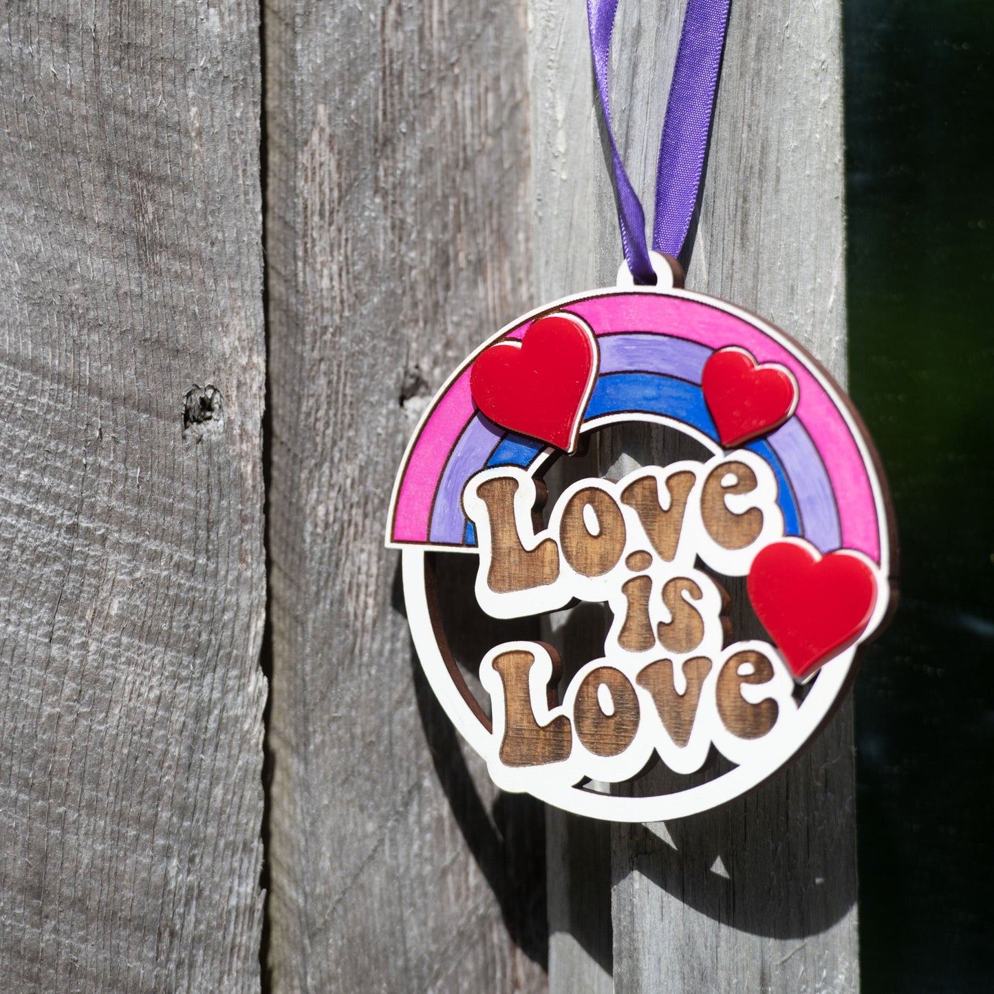 Pride Ornament - Love is Love