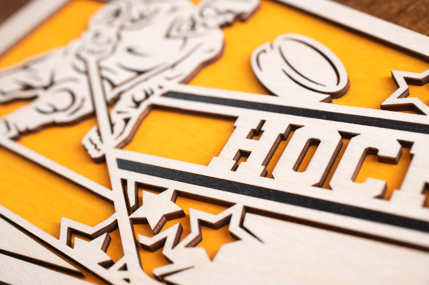 Sports Pennant - Hockey - Personalized with Team, Colours, Name and Number