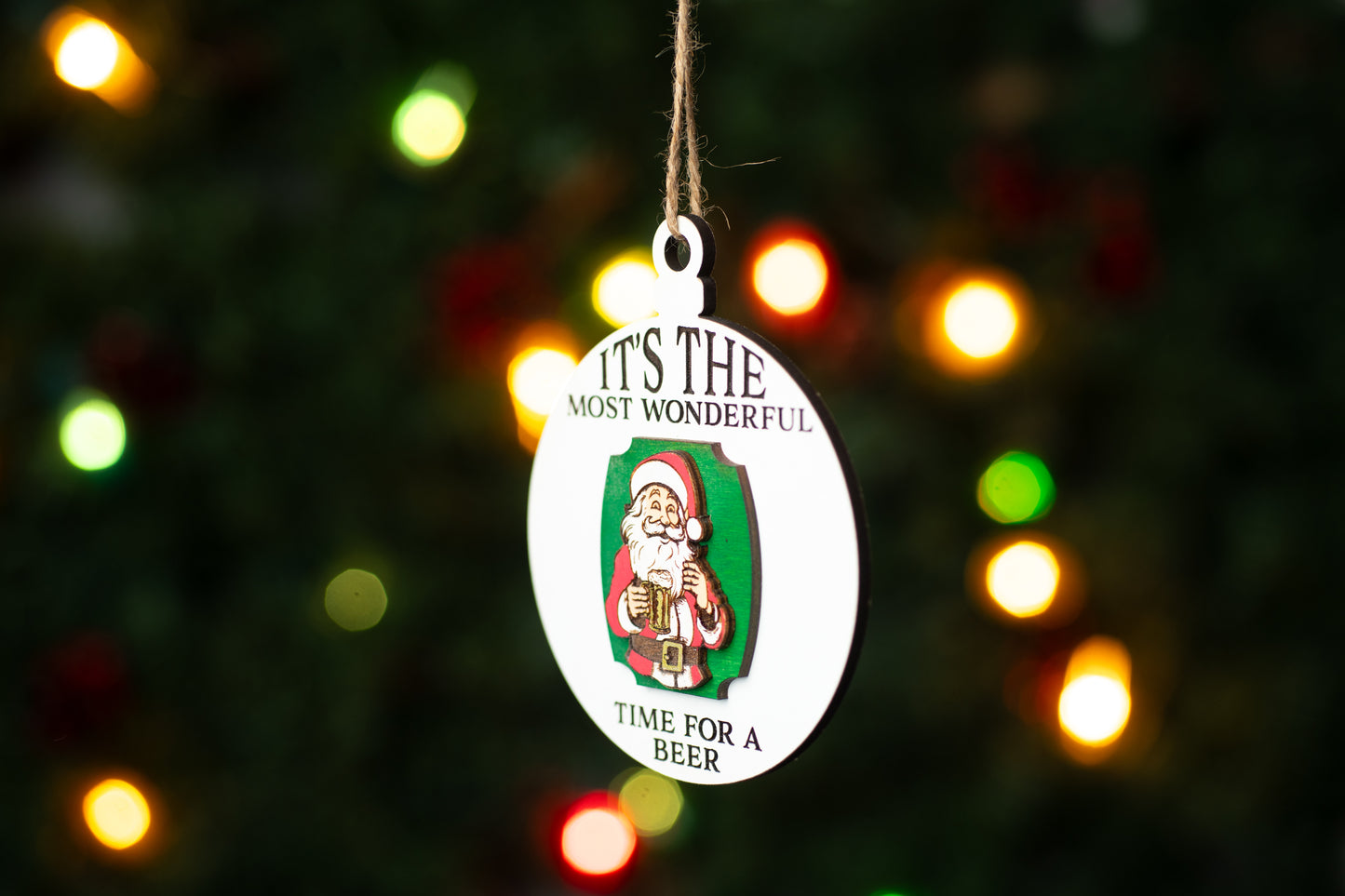 It's the Most Wonderful Time for a Beer Christmas Ornament