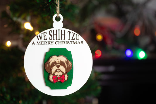 We Shih-Tzu a Merry Christmas, Christmas Ornament