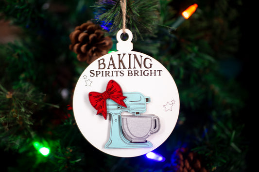 Baking Spirits Bright Christmas Ornament