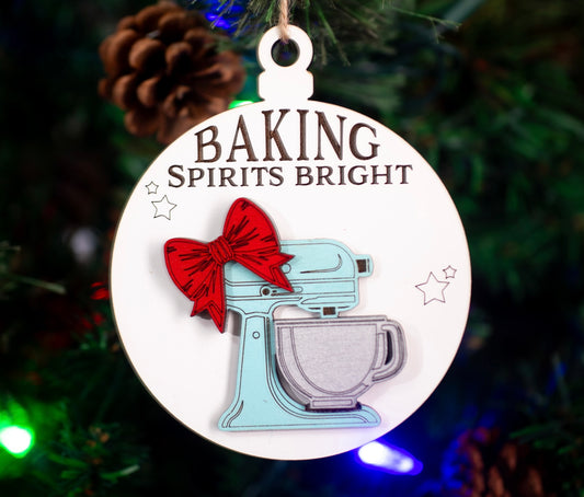 Baking Spirits Bright Christmas Ornament