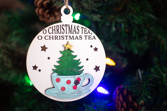 O Christmas Tea, O Christmas Tea Christmas Ornament