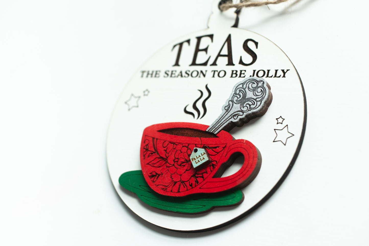 Teas the Season to be Jolly Christmas Ornament