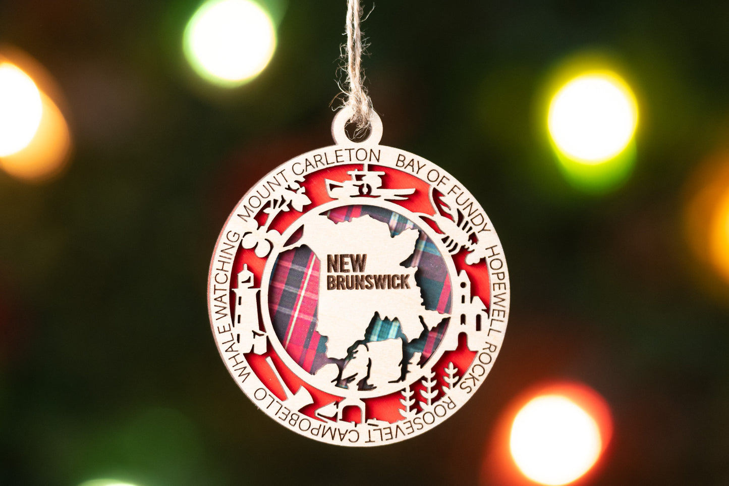 New Brunswick Christmas Tree Ornament