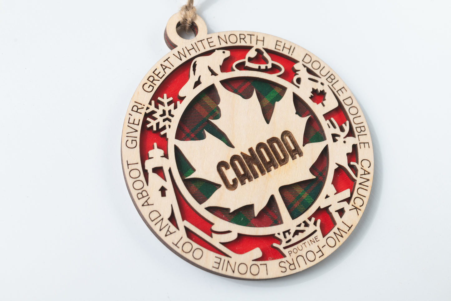 Canada Christmas Tree Ornament