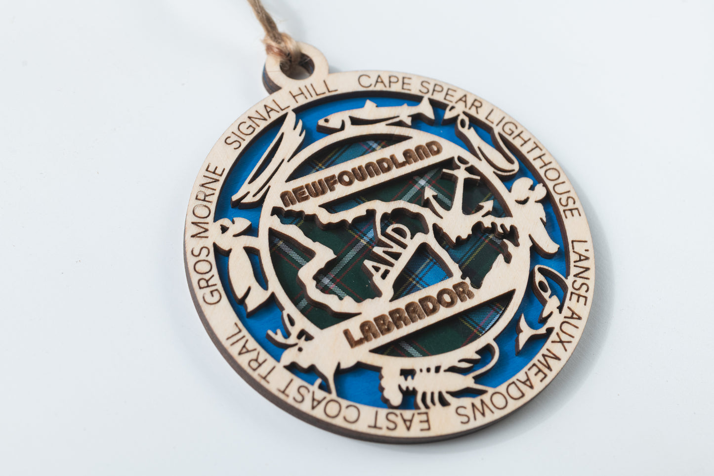 Customized Newfoundland & Labrador Christmas Tree Ornament