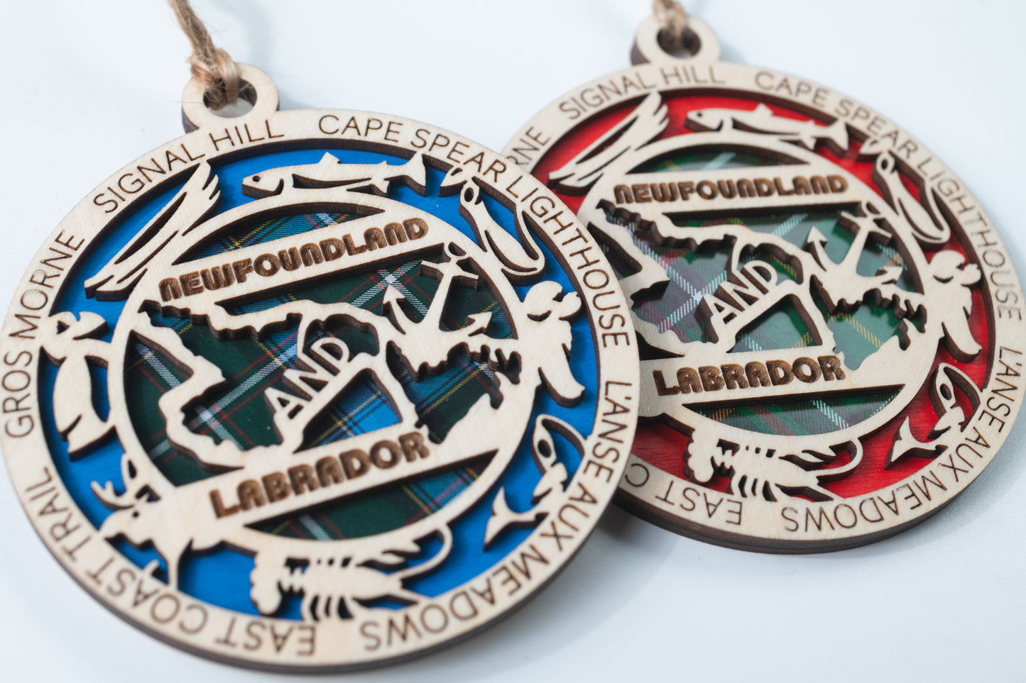 Customized Newfoundland & Labrador Christmas Tree Ornament