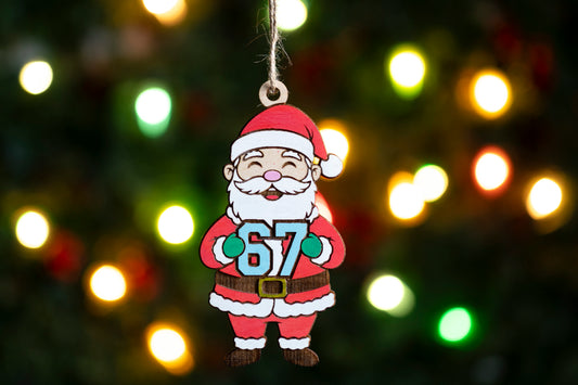 Cute Santa 67 Christmas Ornament