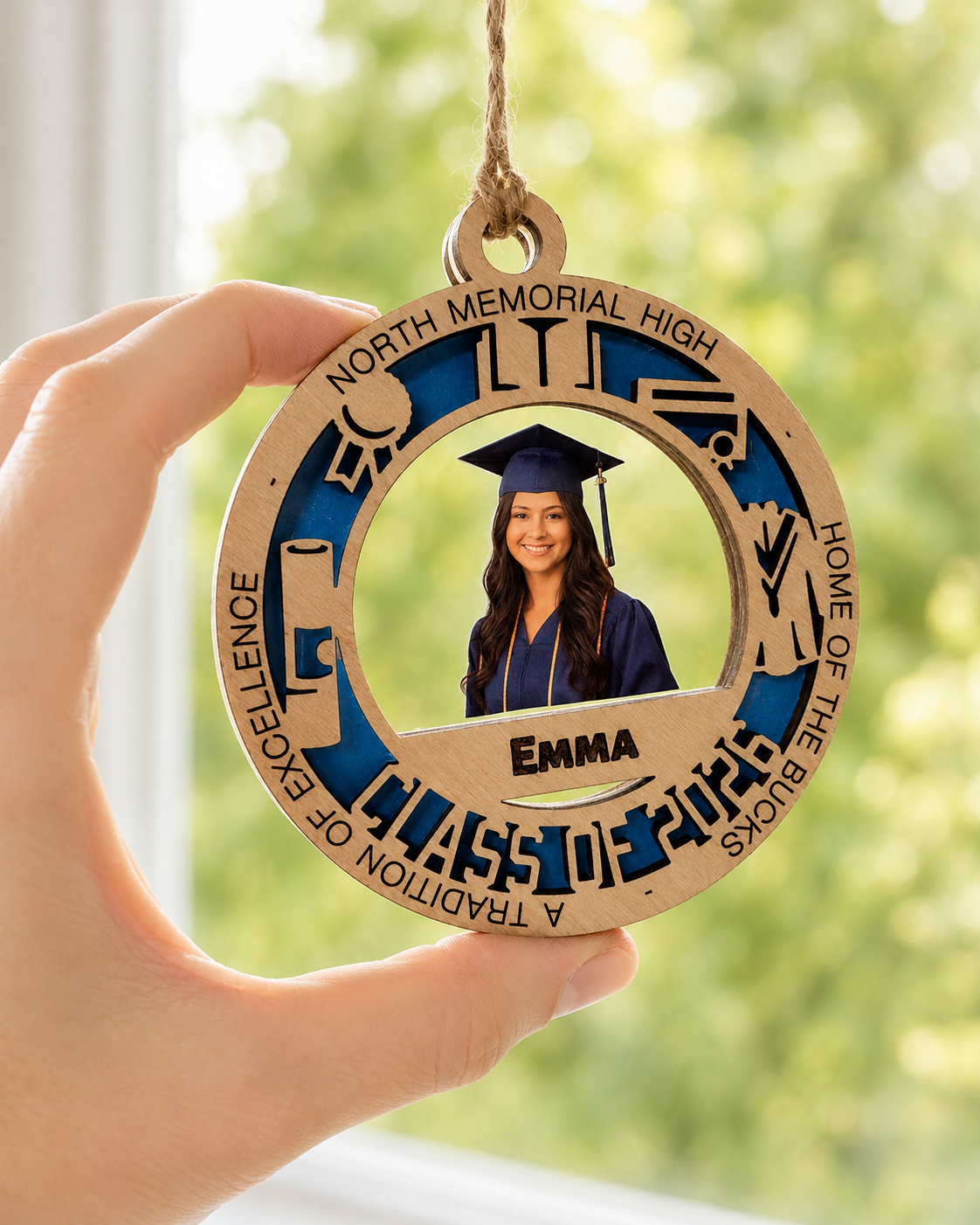 Personalized Graduation Photo Ornament