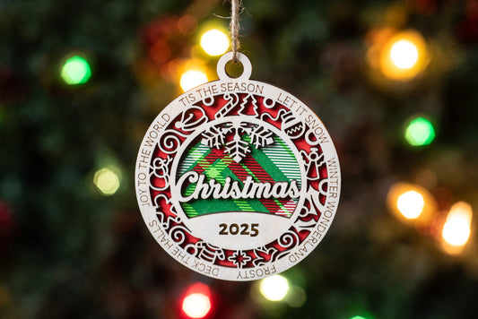 Christmas 2025 Tree Ornament