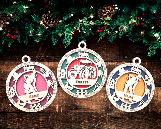 The Trades - Farmer Ornament