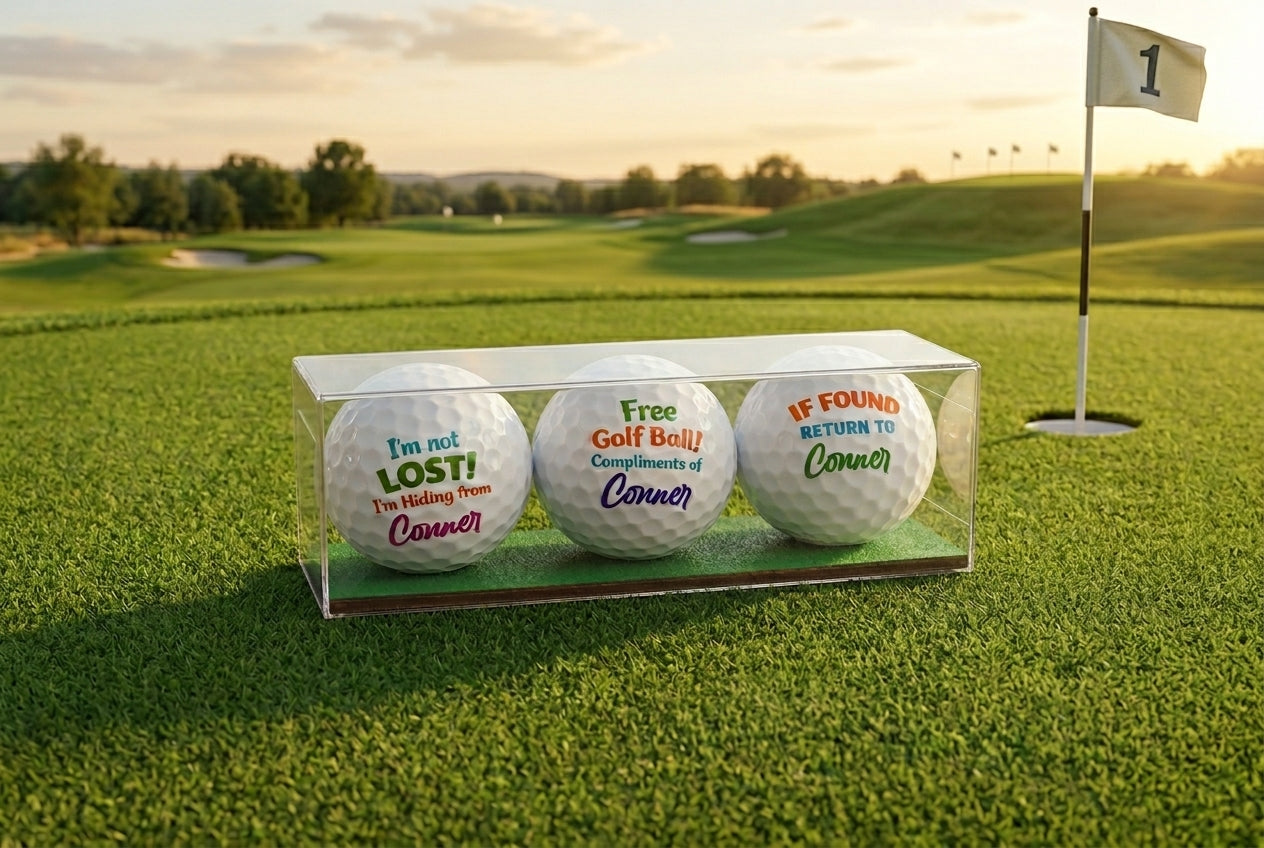 Personalized Photo Double Sided Golf Balls (3 Pack)