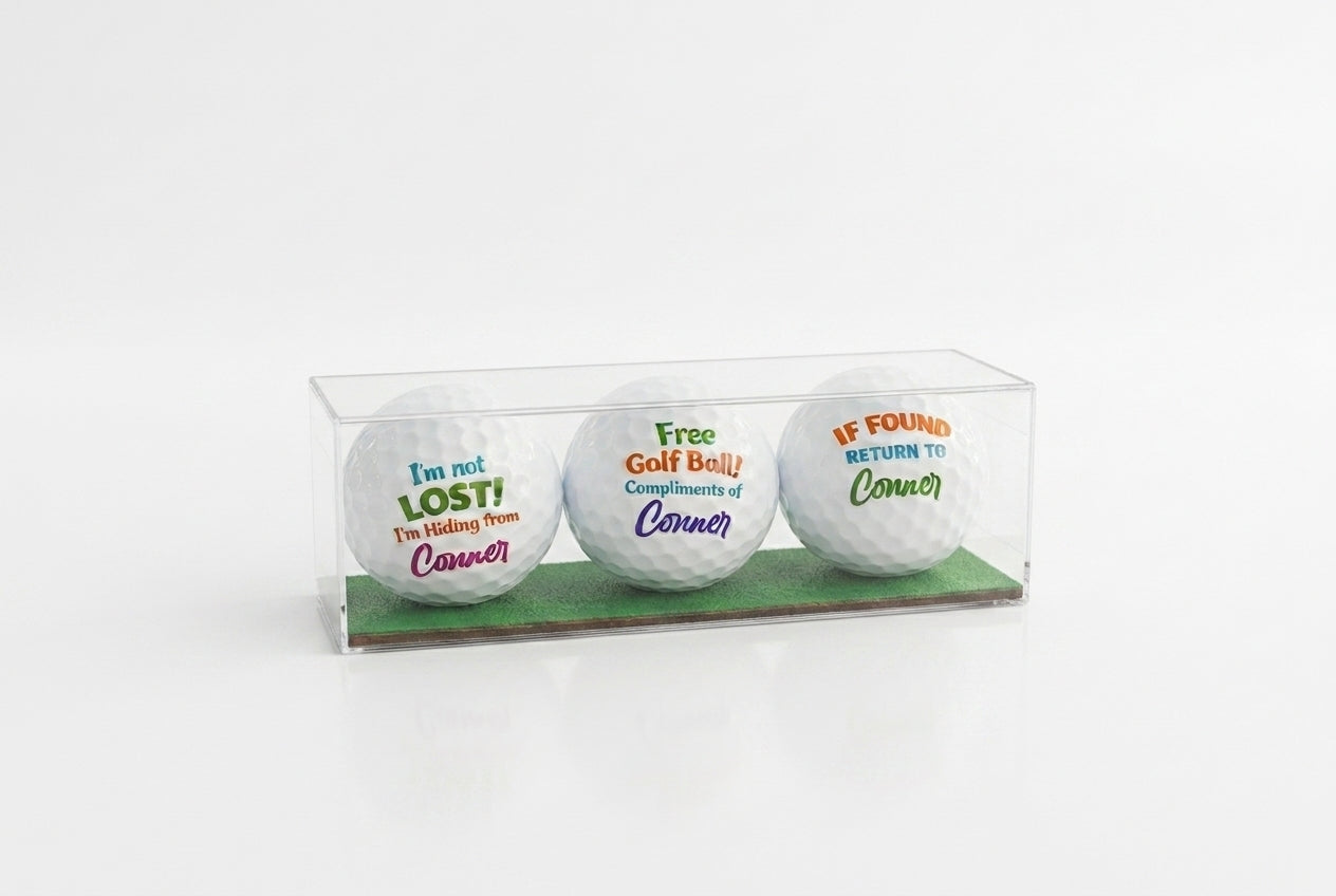 Personalized Photo Double Sided Golf Balls (3 Pack)