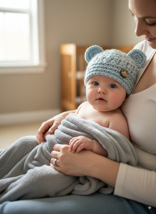 In-Stock 0-6 Month Chunky Little Bear in Glacier